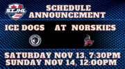 SIJHL Schedule Update | SIJHL