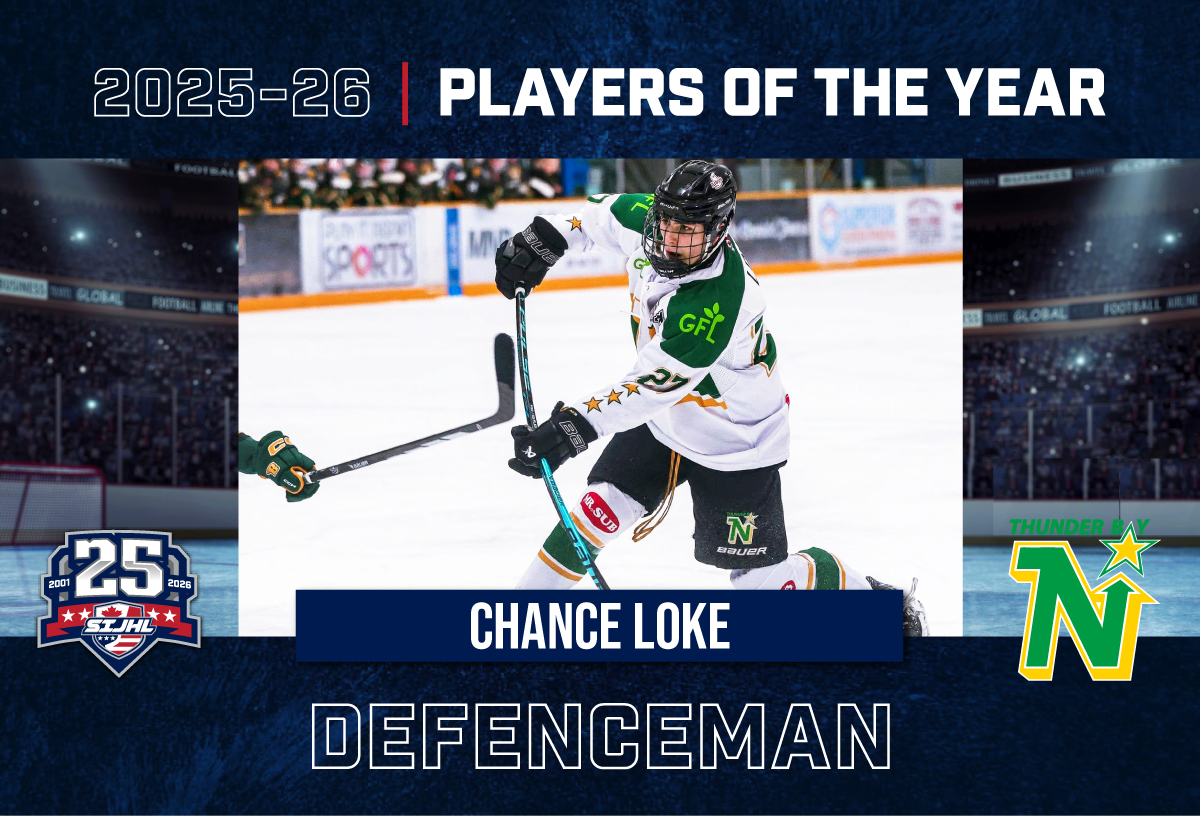25/26 SIJHL Defenceman of the Year – Chance Loke