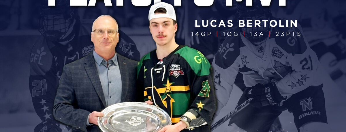 LUCAS BERTOLIN NAMED 2026 SIJHL BILL SALONEN CUP PLAYOFF MVP
