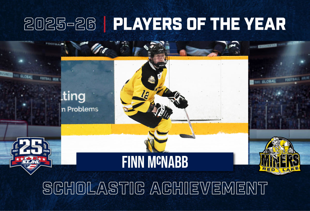 25/26 SIJHL Scholastic Achievement Award – Finn McNabb